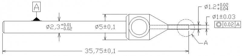 Изготовленный на заказ экстрактор для пересадки волос FUE